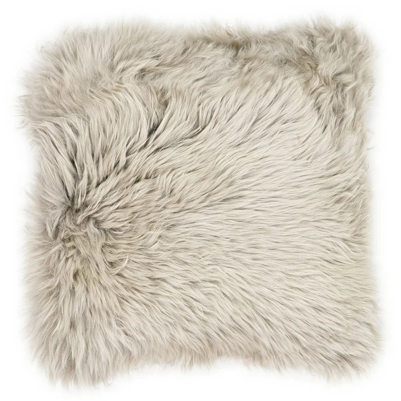 Sheepskin cushion